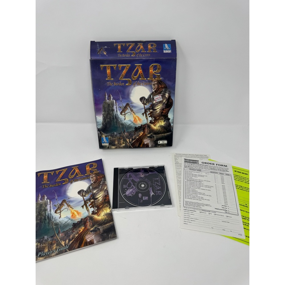 Tzar The Burden of the Crown Talonsoft PC Game RTS Complete Set 1999